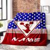 Cheerleading Theme Home Customize Your Name Blankets Comfortable Soft Lightweight Allseason Multipurpose Blanket For Picnics Couches Offices Beds