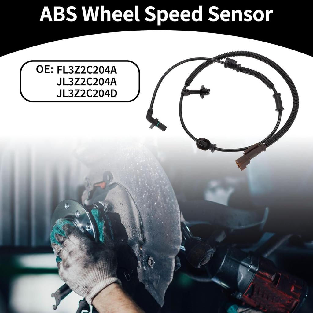 ABS Wheel Speed Sensor No.FL3Z2C204A/JL3Z2C204A/JL3Z2C204D Front Left or Right Driver or Passenger Side Fit for Ford F-150 2015-2017