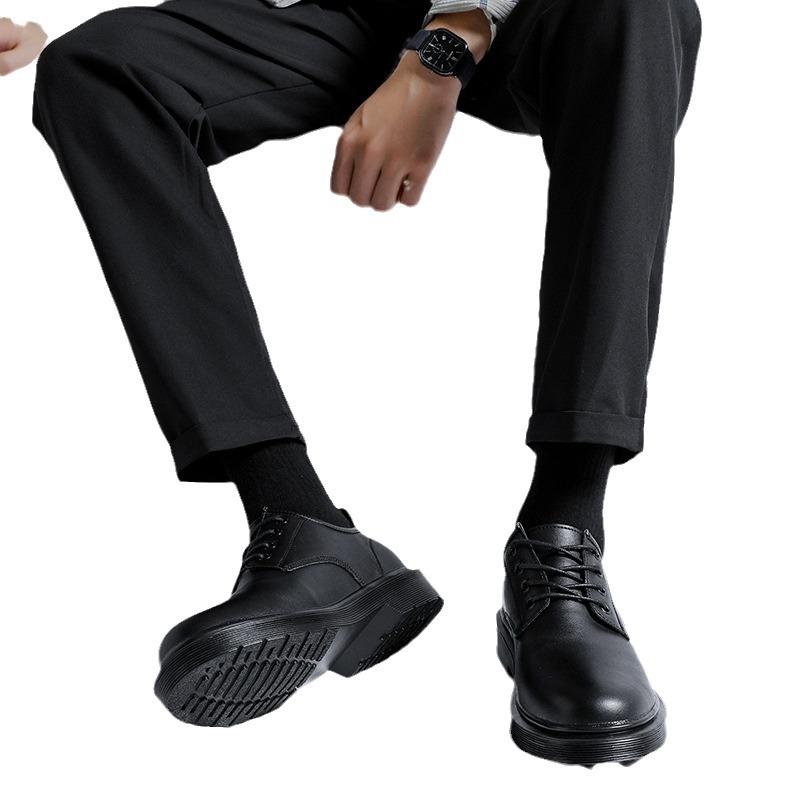 New British Academy Style Small Leather Shoes Men'S Soft Sole Japanese And Korean Version Dress Inner Height Increasing Small Leather Shoes 6070-R