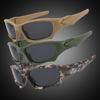 Steampunk Future Tech Eyeglasses Men Polarized Sunglasses Outdoor Sports Cycing Driving Glasses Tactics Camouflage Glasses