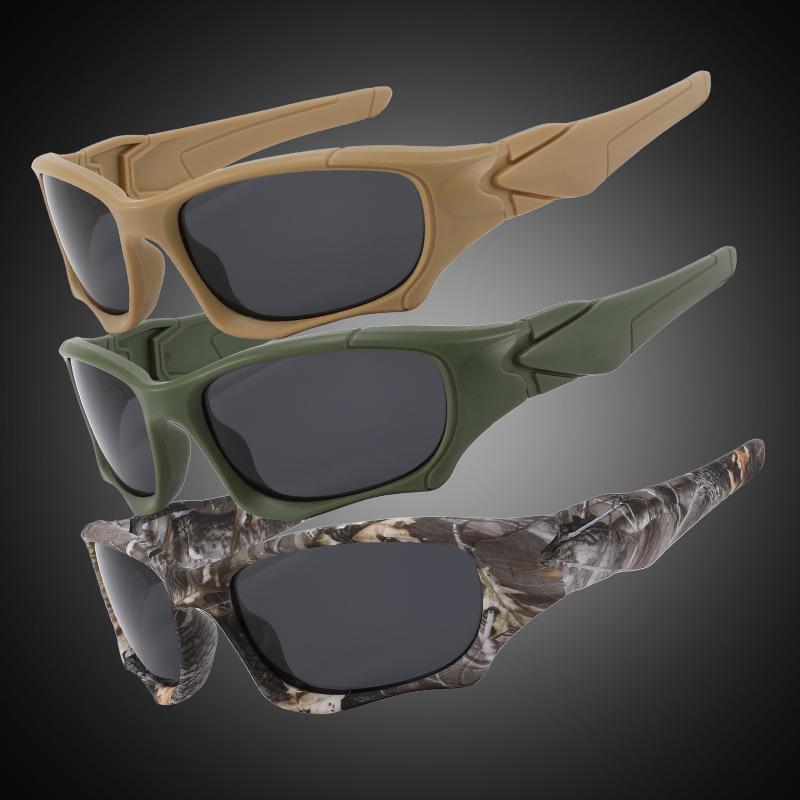 Steampunk Future Tech Eyeglasses Men Polarized Sunglasses Outdoor Sports Cycing Driving Glasses Tactics Camouflage Glasses