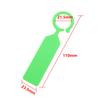 100Pcs Gardening Plant Labels Ring-shape Waterproof Hanging Tags Yard Orchard Trees Flowers Potted Plants Classification Sign