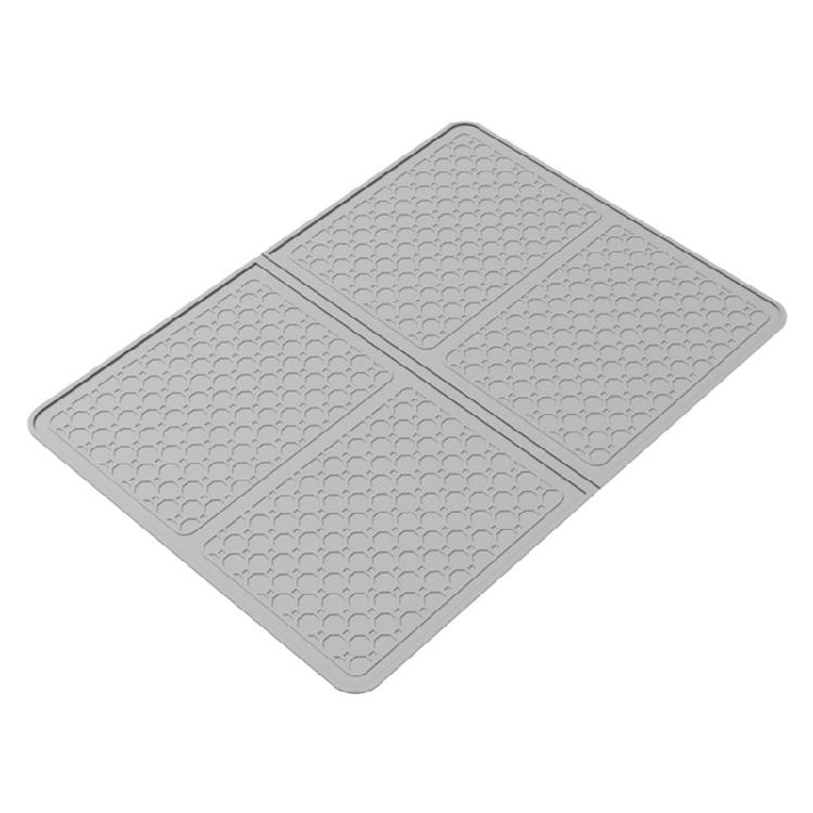 Reversible Stove Top Protectors Mat with Side Walls for Utensils Storage and Counter Surfaces Protection 450°F Safe