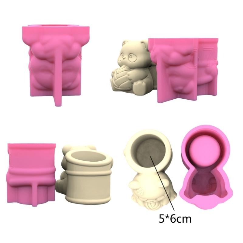 3D Animal Resin Silicone Mold Pen Holder Mold for DIY Pen Holder Resin Craft Home Decorations, Epoxy Resin Silicone Mold