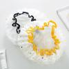 1pc New Thick Double-Layered Shower Cap for Women with Waterproof Hair Protection