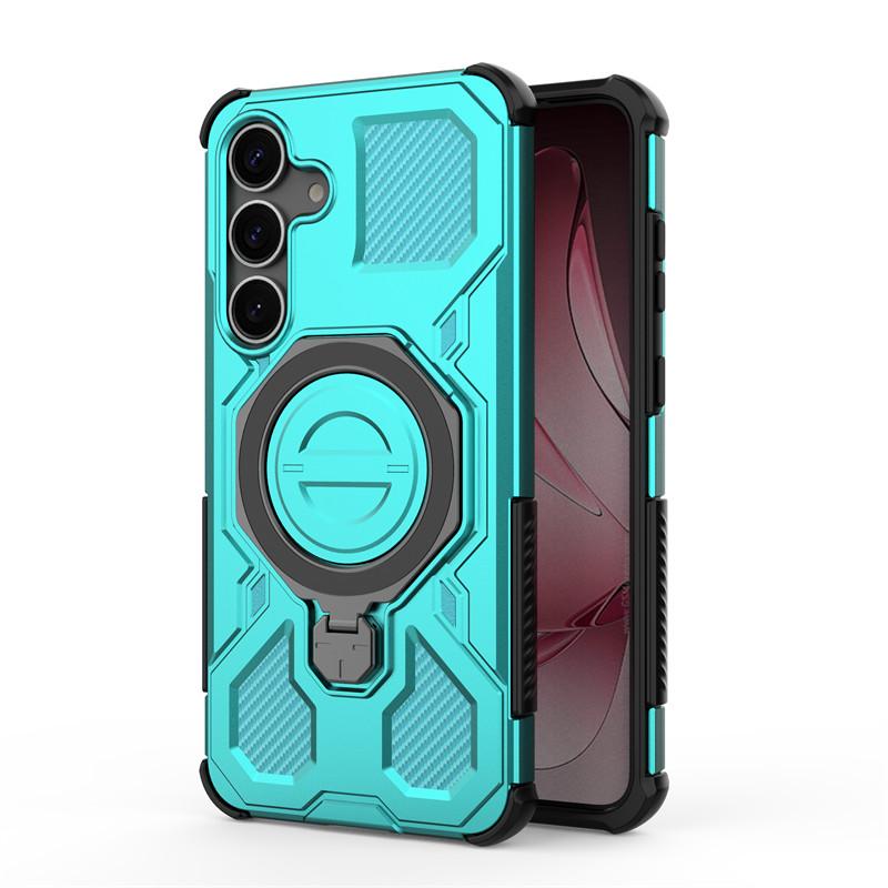 For Samsung Galaxy S25 Plus Case Samsung S25 Plus Cover Holder Magnetic Wireless Charging Protective Phone Case For Samsung S25+