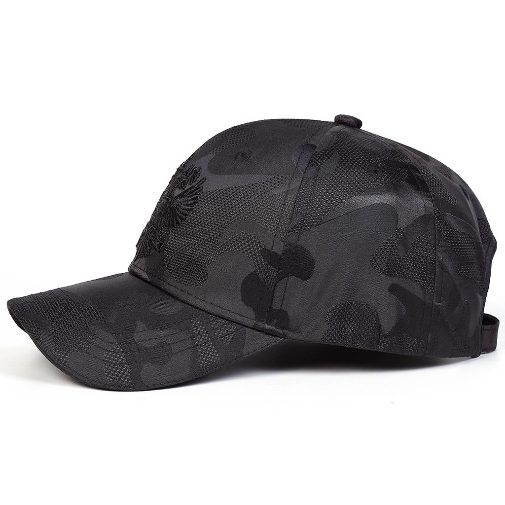 Men's Women's Sandwich Double Headed Eagle Three-dimensional Embroidered Baseball Cap Fashion Outdoor Adjustable Cotton Hat Outdoor Hats Russian Caps