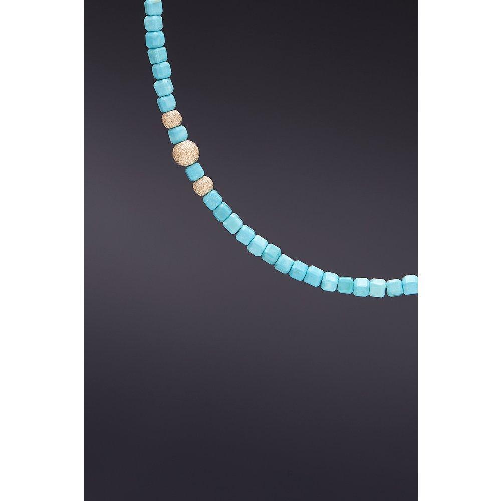 [Hazina] Invisible_2Mm Turquoise Necklace