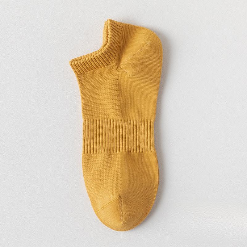 Men's Summer Thin Deodorant Mesh Breathable Sweat Absorbing Sports Socks