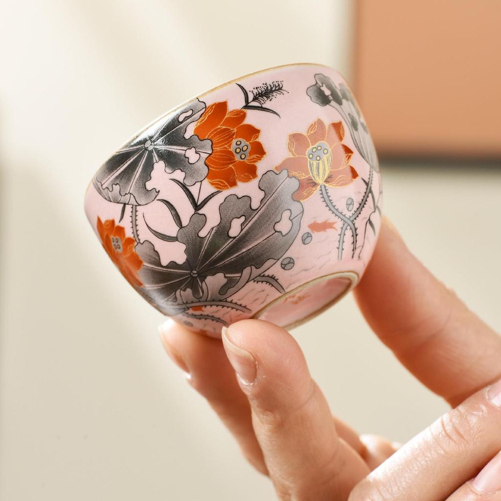 Ru Kiln Teapot & Four Cups Gift Set - Corporate Anniversary Souvenir