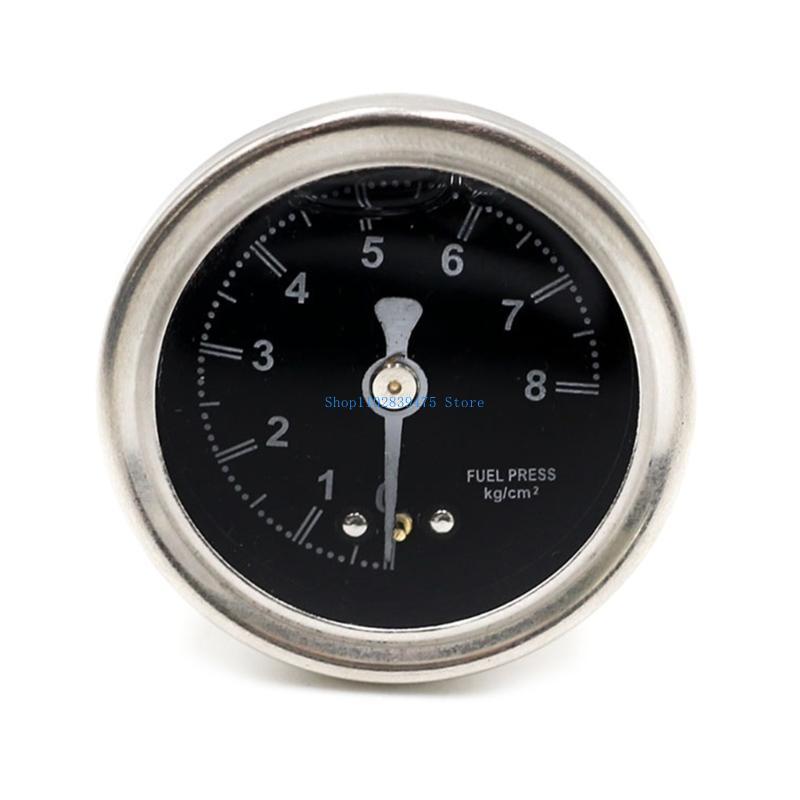 33WB Car Oil Pressure Gauges Refitting 12V Automobile Oil Pressure Instrument 0-8Bar