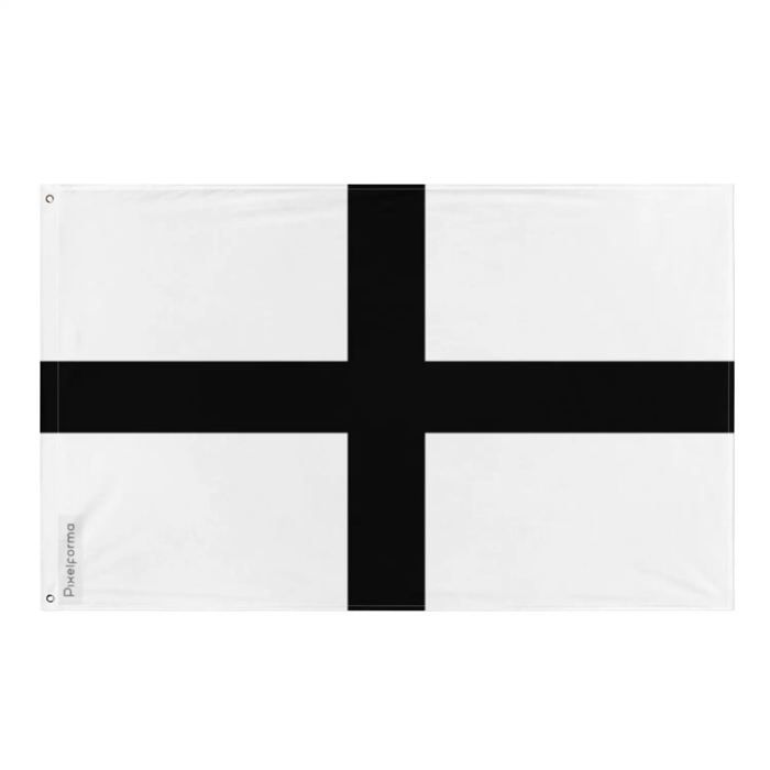 Drapeau - Bretagne - Croix Noire - 96 X 144 Cm - Polyester - Impression Recto/verso