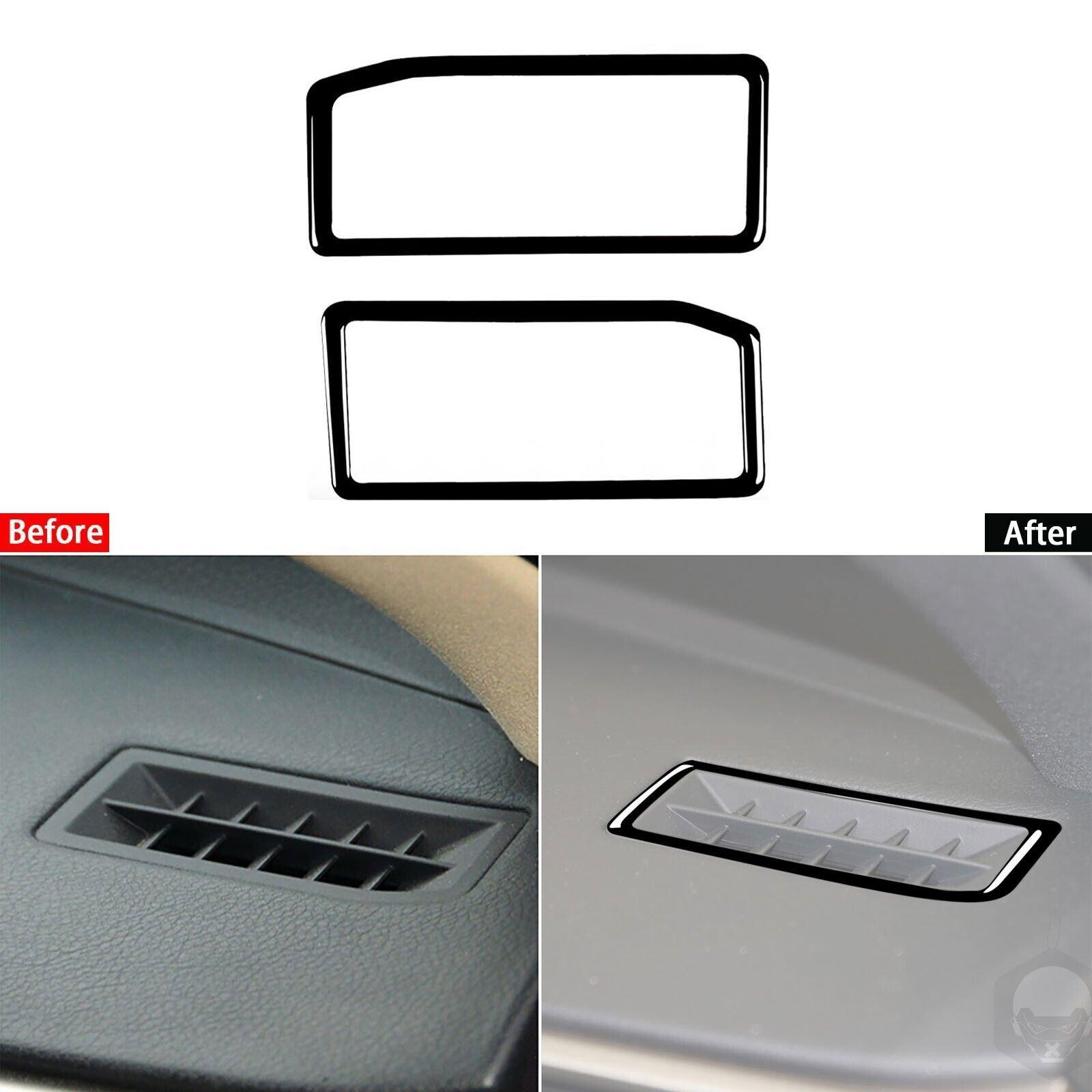 Glossy Piano Black Dashboard Air Vent Outlet Cover For Lexus IS250 IS350 2013-18