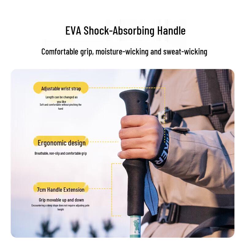 

Pelliot Ultra-Light Retractable Outdoor Trekking Pole