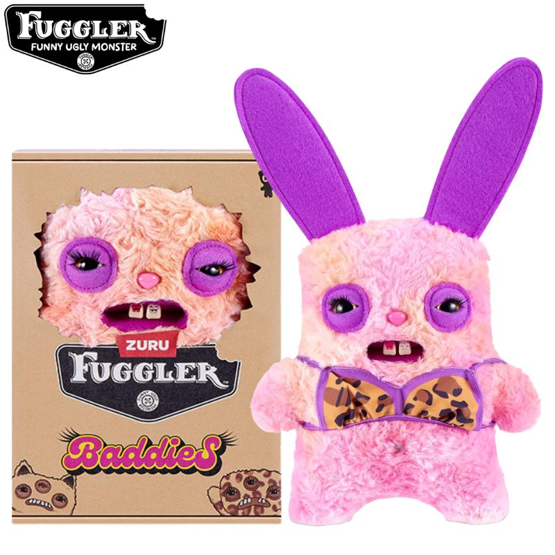 New Funny Ugly Teeth Monster Plush Toys Fugglercorns Baddies Alley Cats Love Fuggs Stuffed Peluche Dolls Gifts