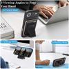 For iPhone Air Case Compatible with MagSafe Leather Back Phone Cover with Detachable Card Holder Kickstand