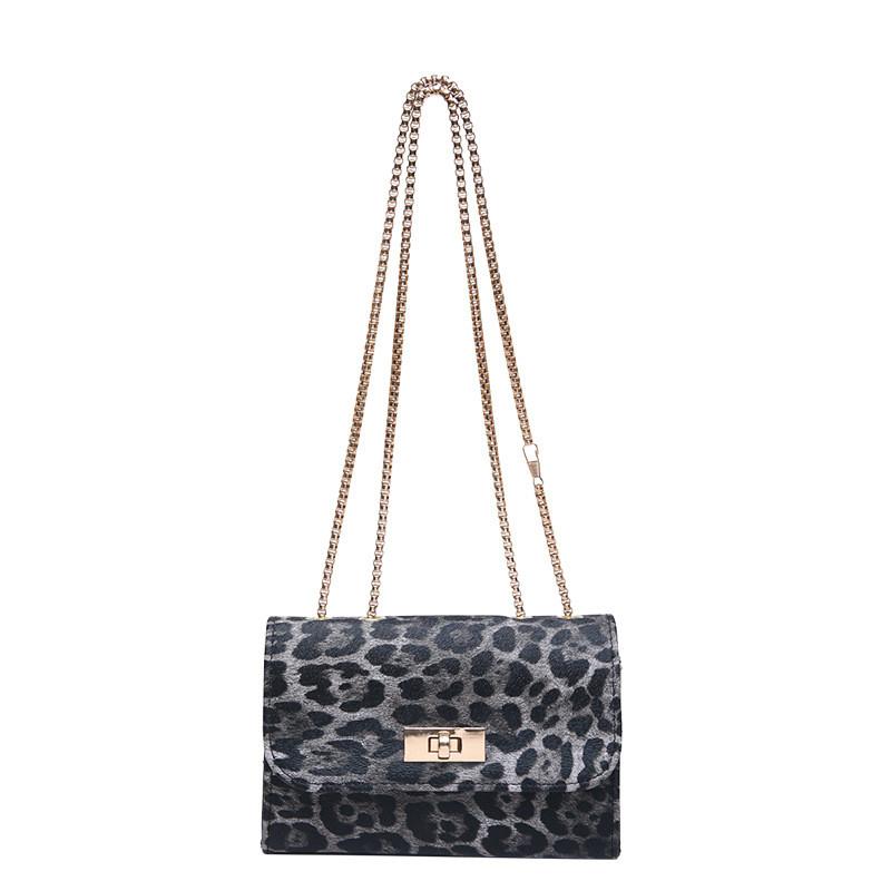 

Stylish Leopard Print Small Shoulder Bag For Women In Black And Brown Perfect For Everyday Use