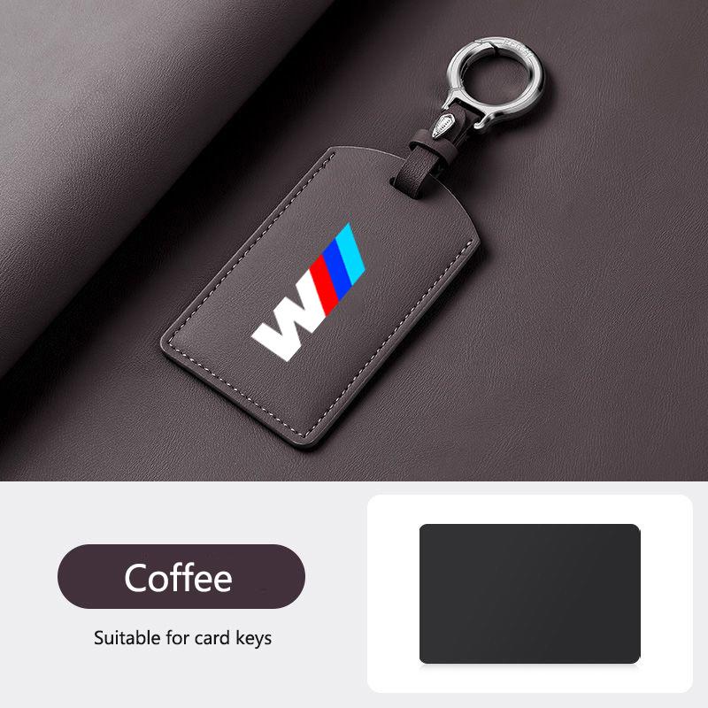 BBIV3 Leather M-Styling Car Smart NFC Card Key Case Cover Shell For BMW M3 M5 M4 Series X1 X3 X5 X6 X7 535le Keychain Auto Accessories
