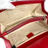 Gucci Dionysus Bamboo Handbag Leather Red Women 448075 Used