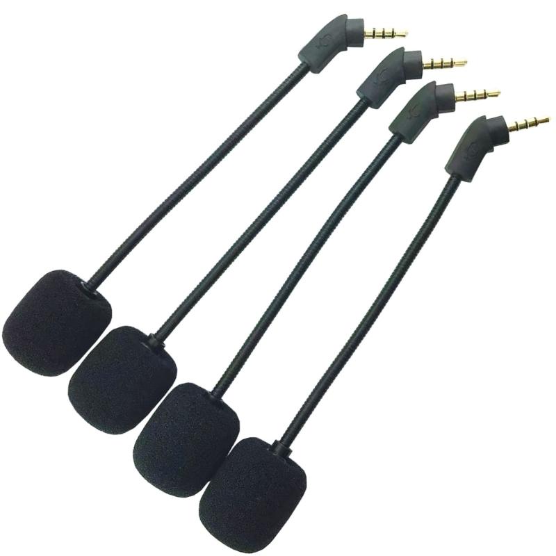 Replacement Game Mics Microphone Boom 3.5mm for HyperX Cloud Revolver S Microphone PC Gaming Headsets Mic Boom Accessory