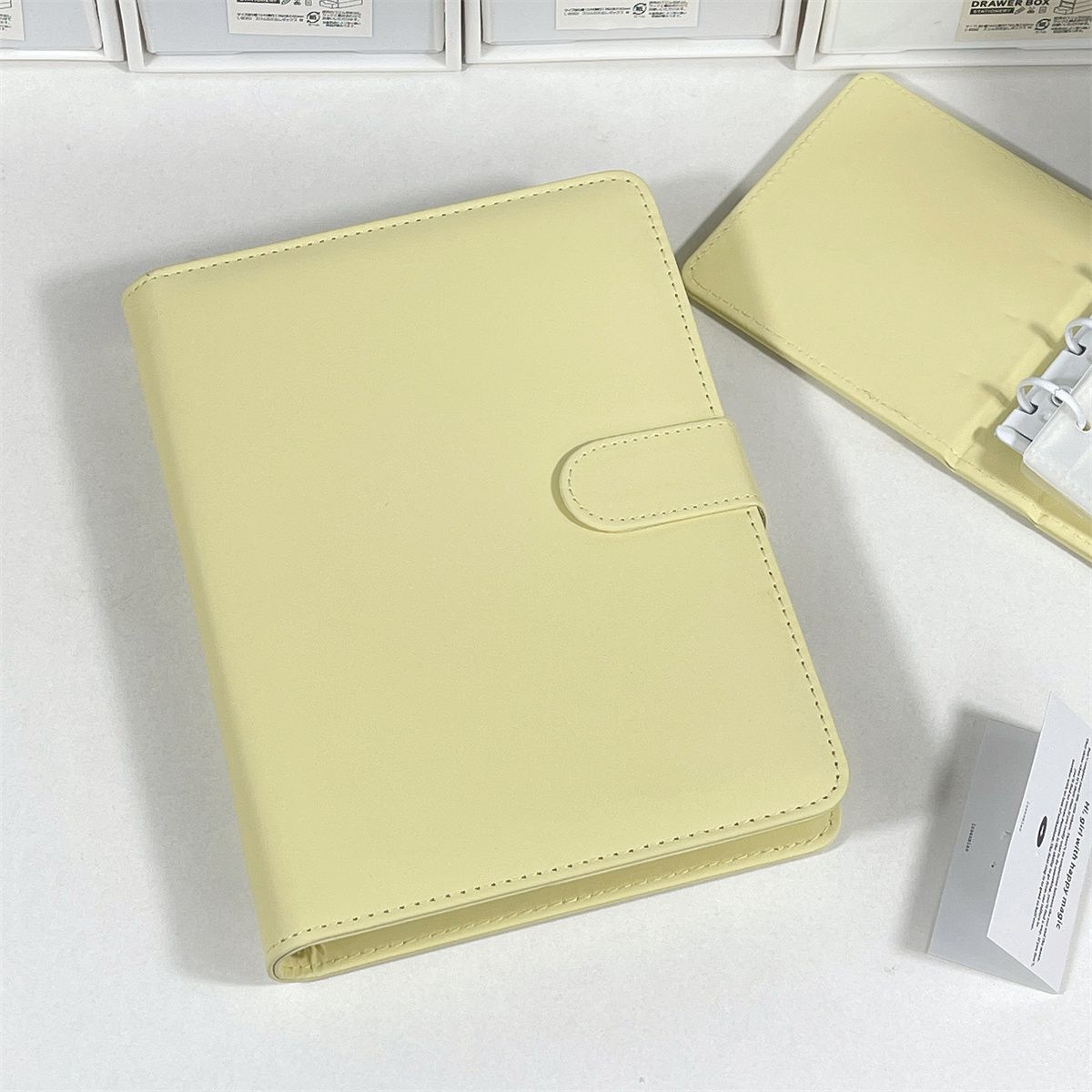 

A5 Kpop Idol Binder Photocard Holder PU Photo Album Photocards Collect Book Card Storage Kawaii Stationery