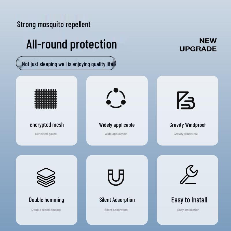 Zichen Self-Adhesive Customizable Mosquito Window Screen