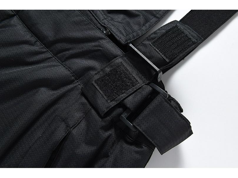 Pantaloni da Sci Antivento da Uomo con Bretelle Calde - Spessi Taglie Forti