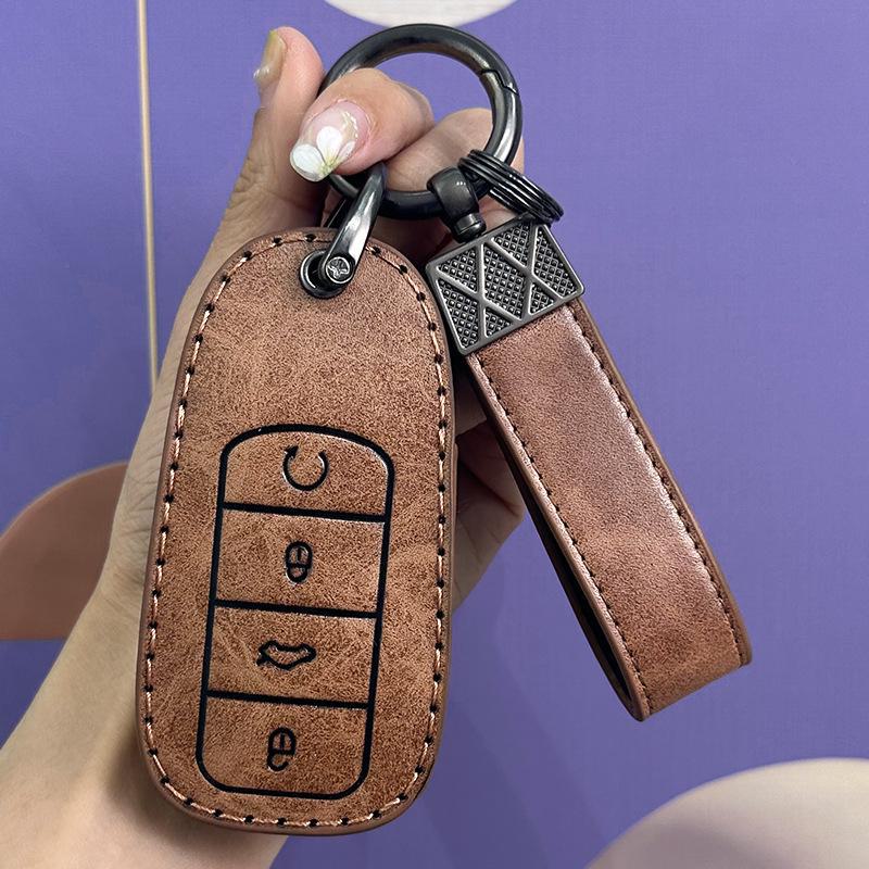 Chery Arrizo 8 High-End Key Cover for Tiggo 8 Plus, Ou Mengda, 5x, Kunpeng 7, and Eight Series.