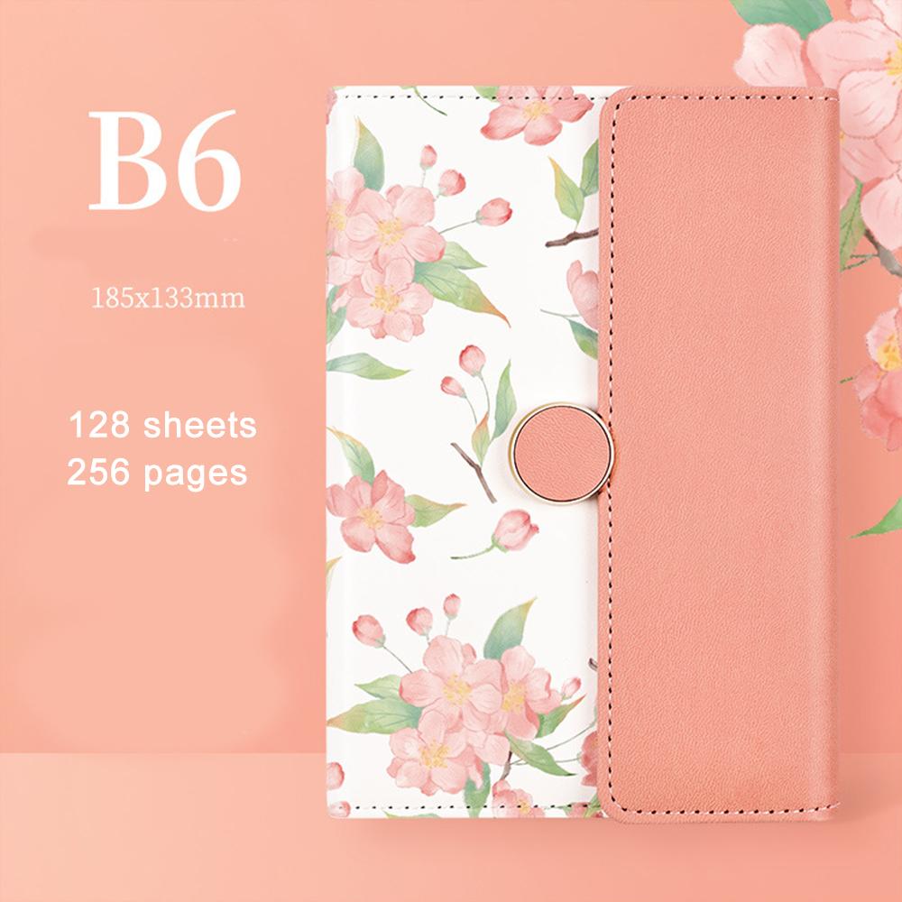 (Tisk loga) Studentský tištěný zápisník B6, dívčí účetní kniha, pracovní zápisník, diář, zápisník z obchodního jednání