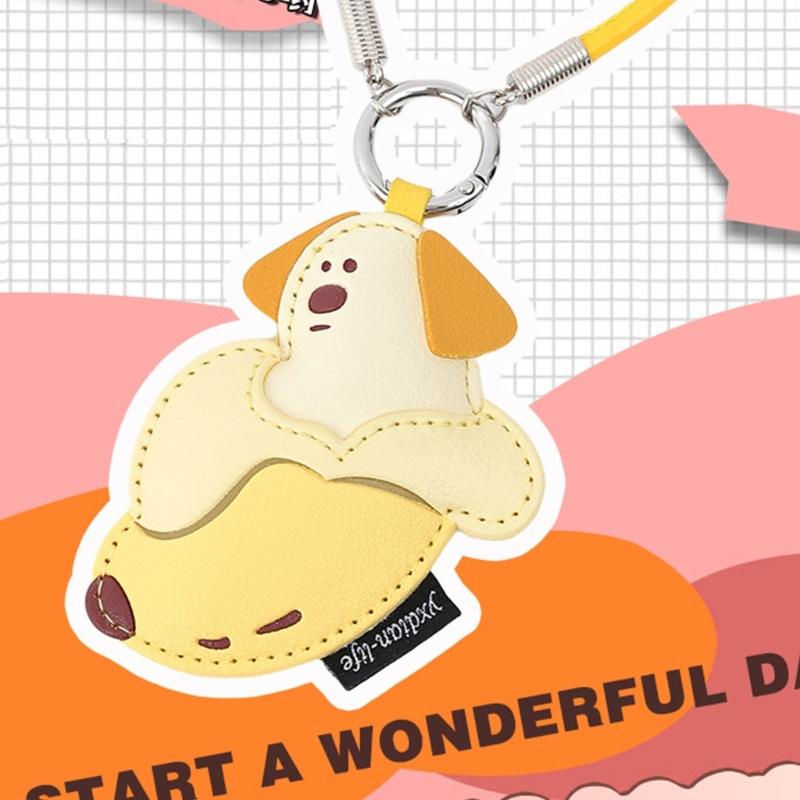 Fruit Dog Keychain Bag Charms for Women Purse Handbag Backpack Bag Pendant Charms Car Keyring Aesthetic Keychain Charms
