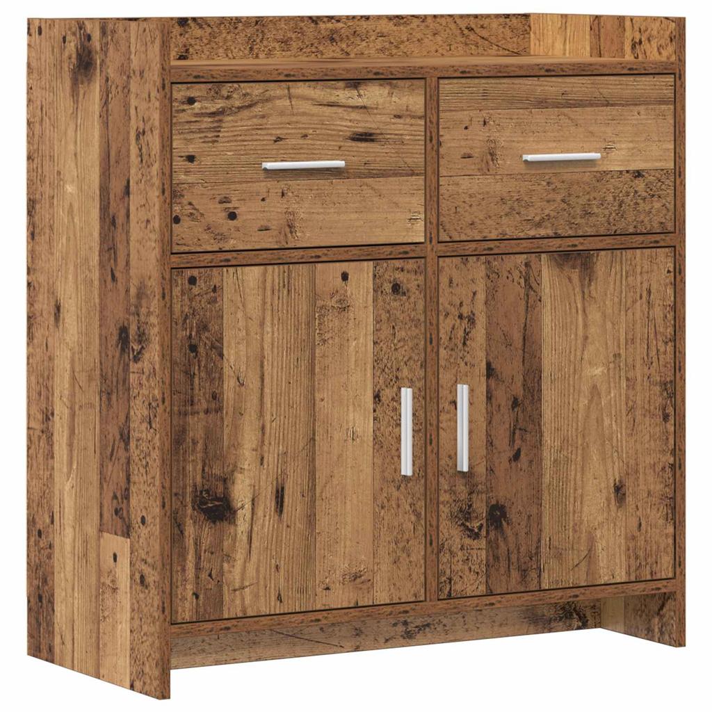 Sideboard Made of Reclaimed Wood 75 x 36 x 80 cm Engineered Wood