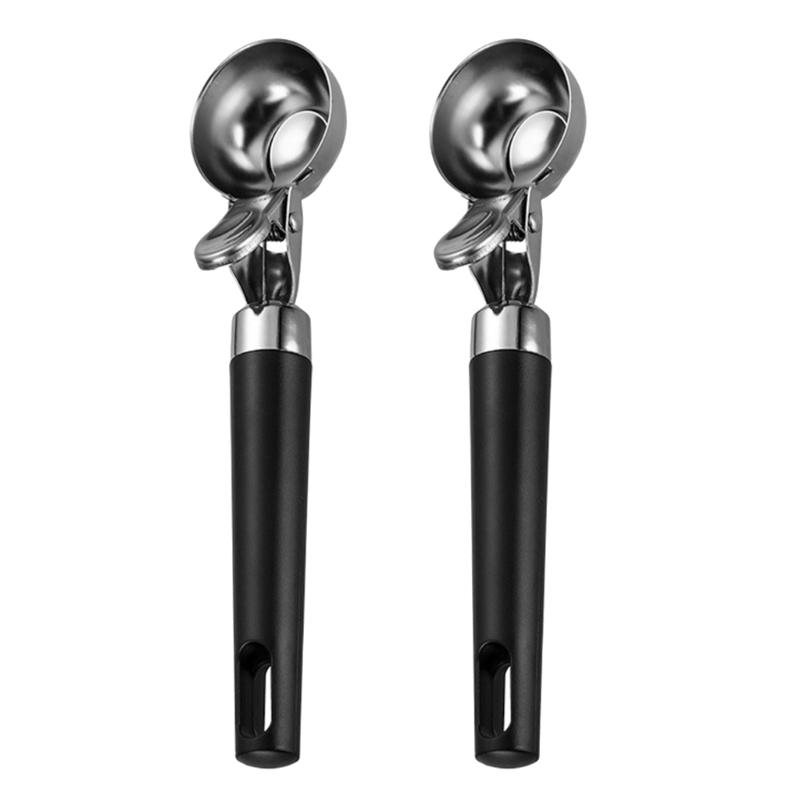 

Stainless Steel Scooper With Ergonomic Grip For Ice Cream Nonstick Digger Dessert Spoon For Home And Commercial Use 1