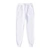 Mens Fleece Jogger Pants Casual Sportswear Straight Fit Elastic Waist Drawstring Bottom