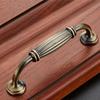 Drawer Pulls Zinc Alloy Dressers Knob Cupboard Handle Vintage Furniture Handle Simple Bedside Cabinet pull Enduring