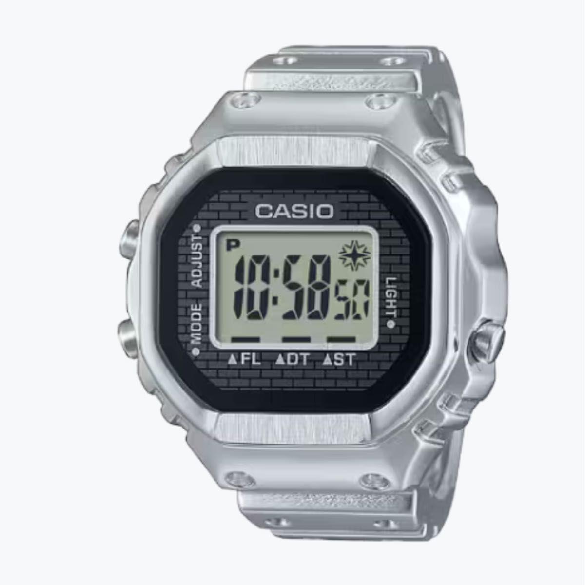 Used New CASIO Casio Ring Watch CRW-001-1JR Silver