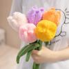 Ins Style Celebrity Plush Tulip Artificial Flower DIY Bouquet Accessory - Decorative Floral Art Gift