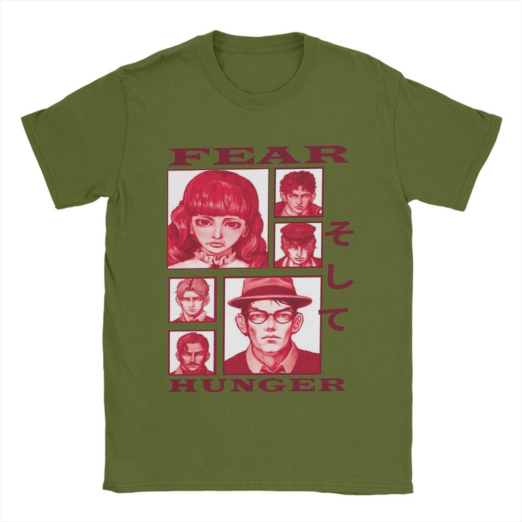 Fear And Hunger Indie Horror Men's T Shirts Funny Tees Short Sleeve Round Collar T-Shirt Pure Cotton Gift Idea Clothing