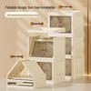 Desktop Multi-Layer Storage Box for Cosmetics, Stationery, and Skincare - Dustproof Push-Door Design