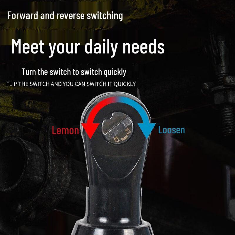 Yunduo 18F Brushless 3/8-inch Right-Angle Electric Ratchet Wrench Kit