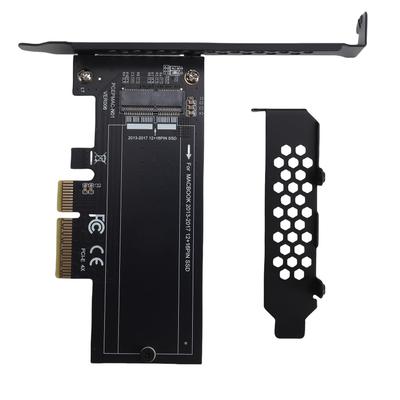 PCI E To SSD Card Support for Macbook Pro 2013 2017 4X To 12+16PIN Converter with Short Baffle Plate