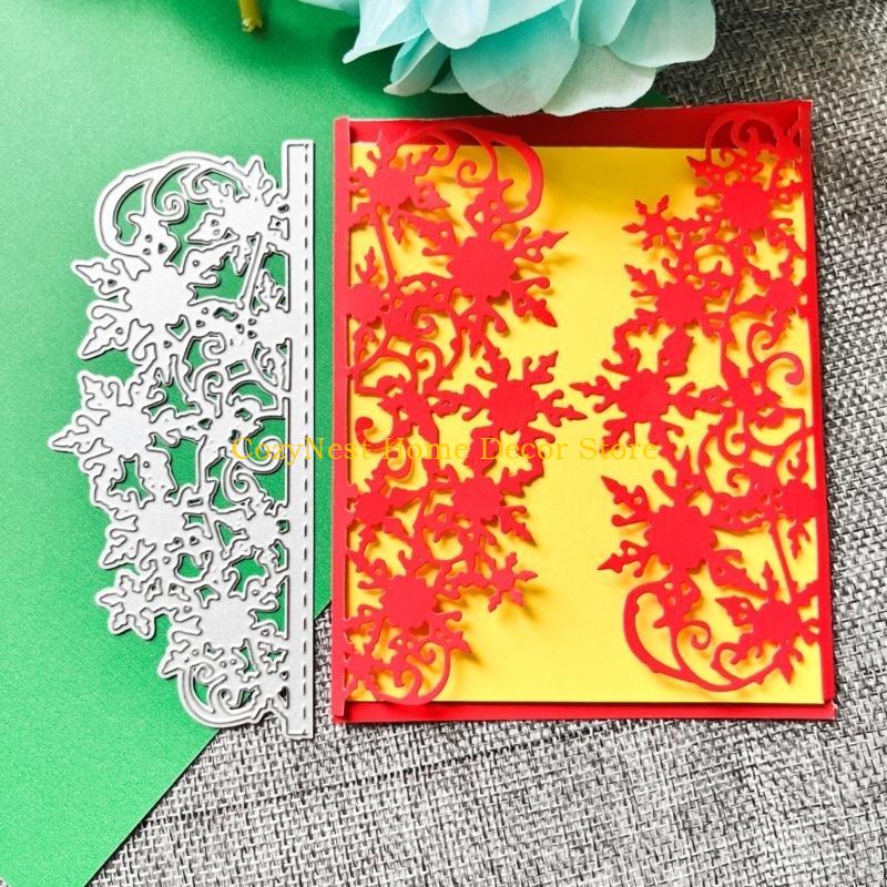92MF Christmas Snowflake Metal Cutting Dies Scrapbooking Stencil Die Cuts Card Embossing DIY Photo Album Template Mold Decor