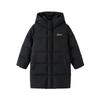 Grade School Down Jackets Hooded Non Detachable Thickened Hooded Windproof 334251072520-9000