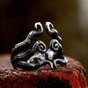 New Unique Design Octopus Beard Ring Special Shape Mens Ring Punk Biker Jewelry