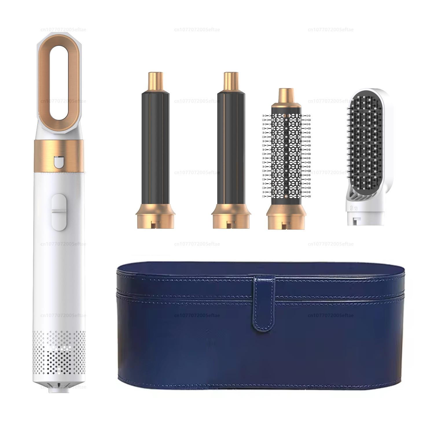 

5 в 1 фен для волос, набор горячих расчесок, профессиональные щипцы для завивки волос, выпрямитель для волос, инструмент для укладки для домашнего фена Dyson Airwrap EU Plug