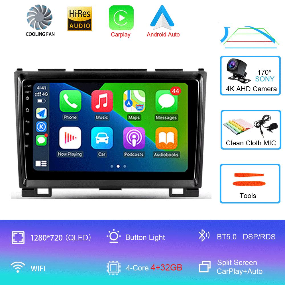 

Автомобильное радио Android 14 Carplay для Great Wall Haval Hover H5 H3 2011 - 2016 Навигация Мультимедийный проигрыватель Стерео WiFi+4G видео BT