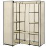 Roupeiro de Canto Creme 130 x 87 x 169 cm