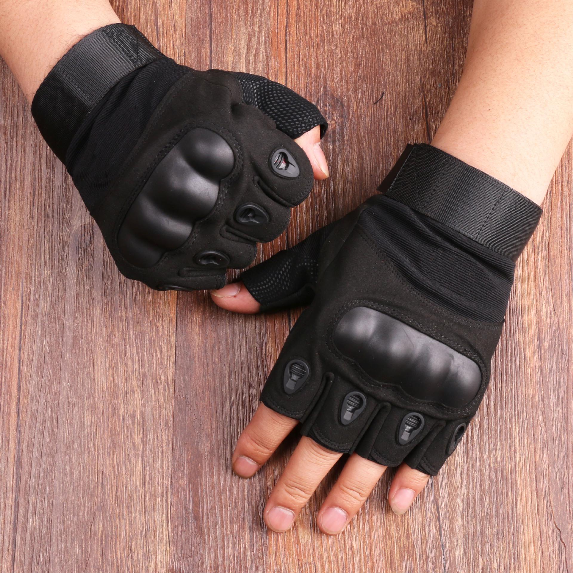 

Outdoor Sports Anti-Slip Tactical Gloves for Men & Women - Cycling, Climbing, Camping, Training L