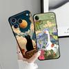 Cartoon Ente Katze Hülle für Apple iPhone 17 Pro Max 15 Pro 7 8 XR XS MAX 14 11 16 13 12 Air Funda Handyhülle