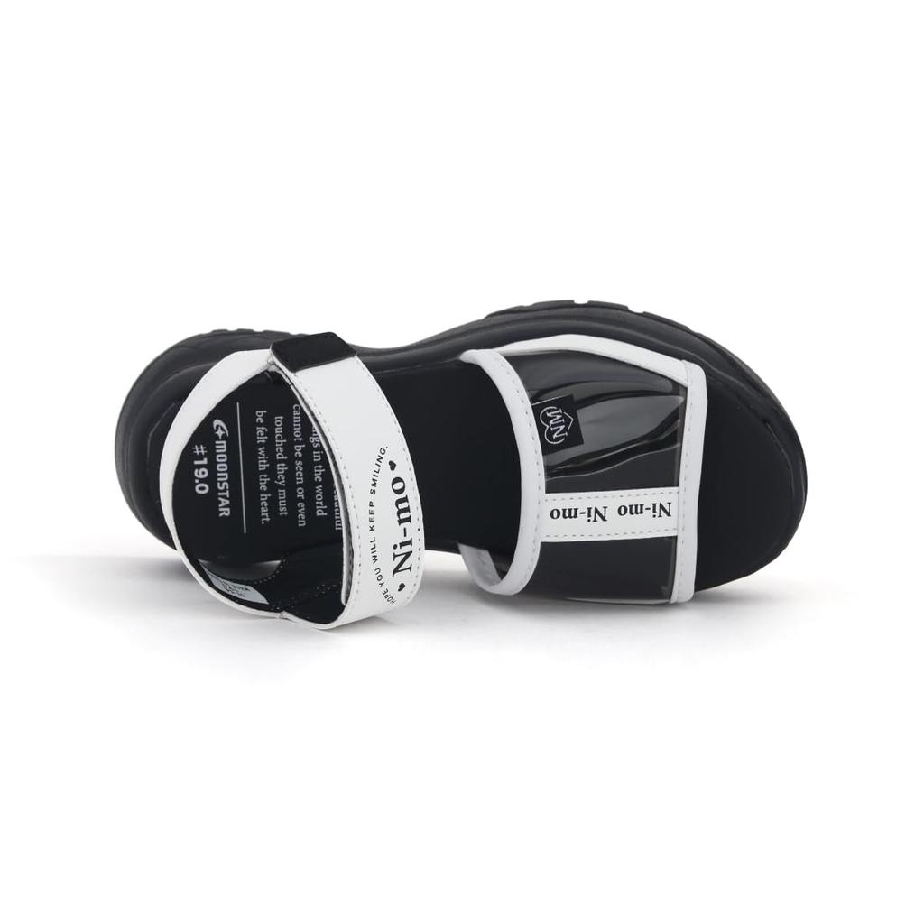 Sandalen NM J131 Mädchen cm 2E [Moonstar] Weiß/Schwarz 22.0