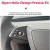 Car Steering Wheel Button Stickers for Tesla Model 3 Highland Model Y Juniper Model YL 2025 Interior Trim Decorative Accessories